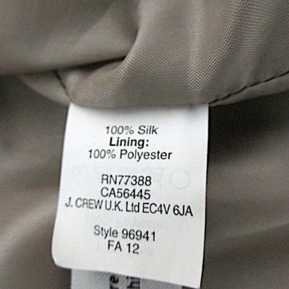 VTG J.CREW Paisley Tunic Dress, Size 6 - Picture 7 of 7